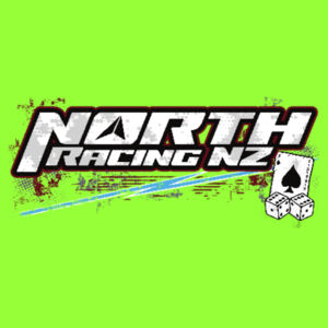 North Racing NZ Floro kids polo Design